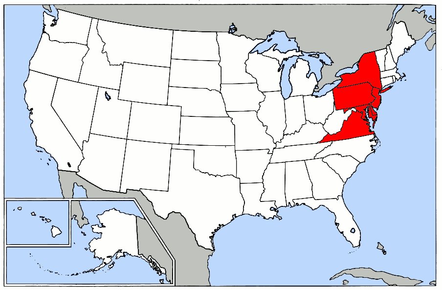 Map of USA highlighting Mid-Atlantic states.png